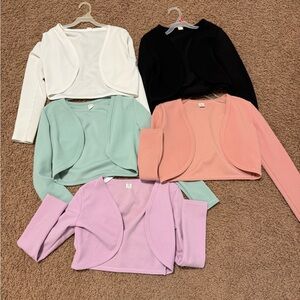 5 Different Girls Open Front Jacket Bolero